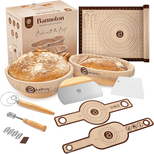 Banneton Bread Proofing Basket Set