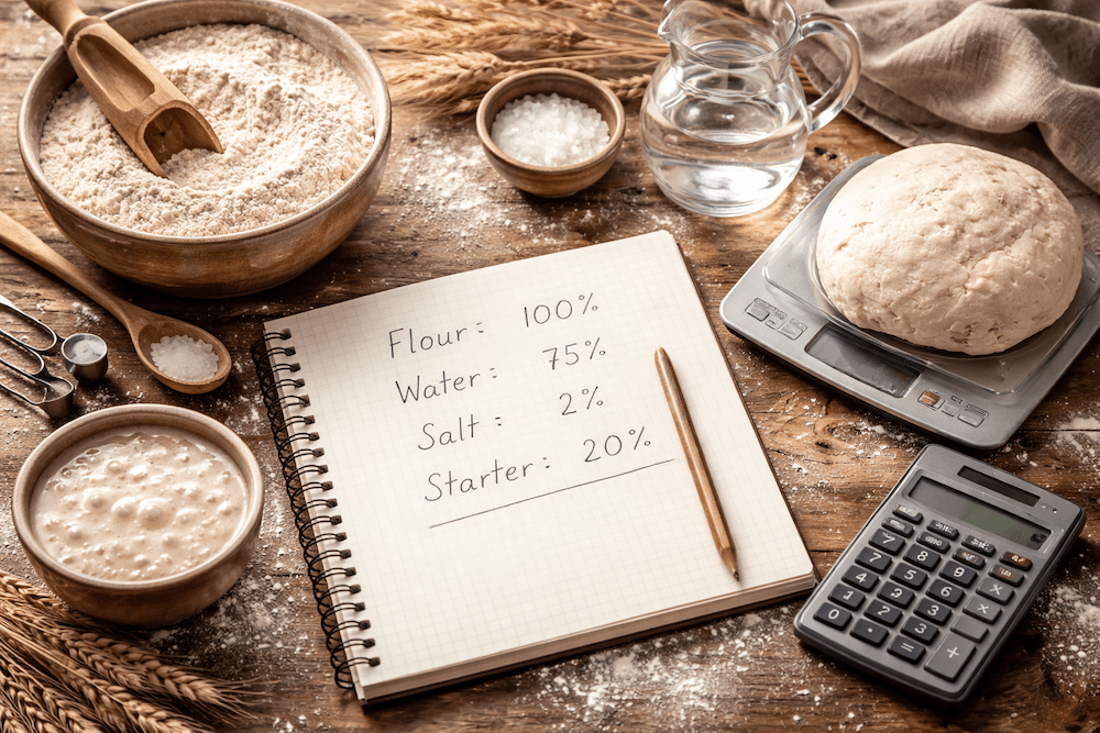 Sourdough - Bakers Math