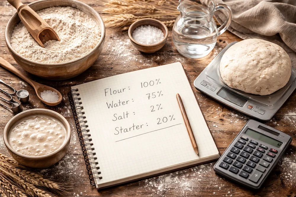 Sourdough - Bakers Math